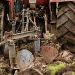 Tractor ploughing in kenya